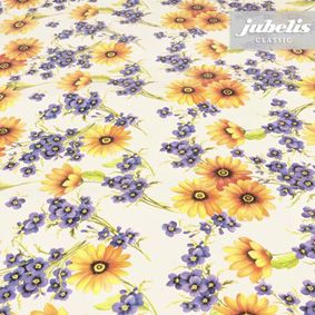 Classic floral patterned oilcloth