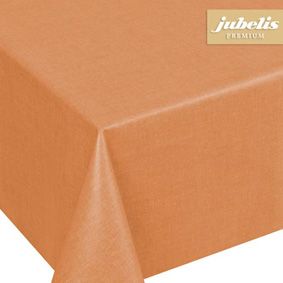 Cotton tablecloth with a plastic coating