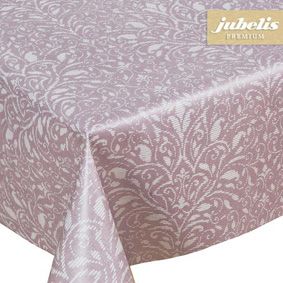 Patterned fabric oilcloth with surface protection