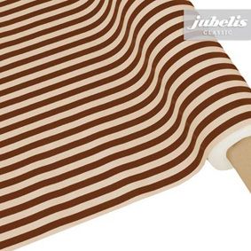 Plastic tablecloth by the metre with stripe pattern