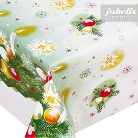 washable tablecloth with Christmas pattern
